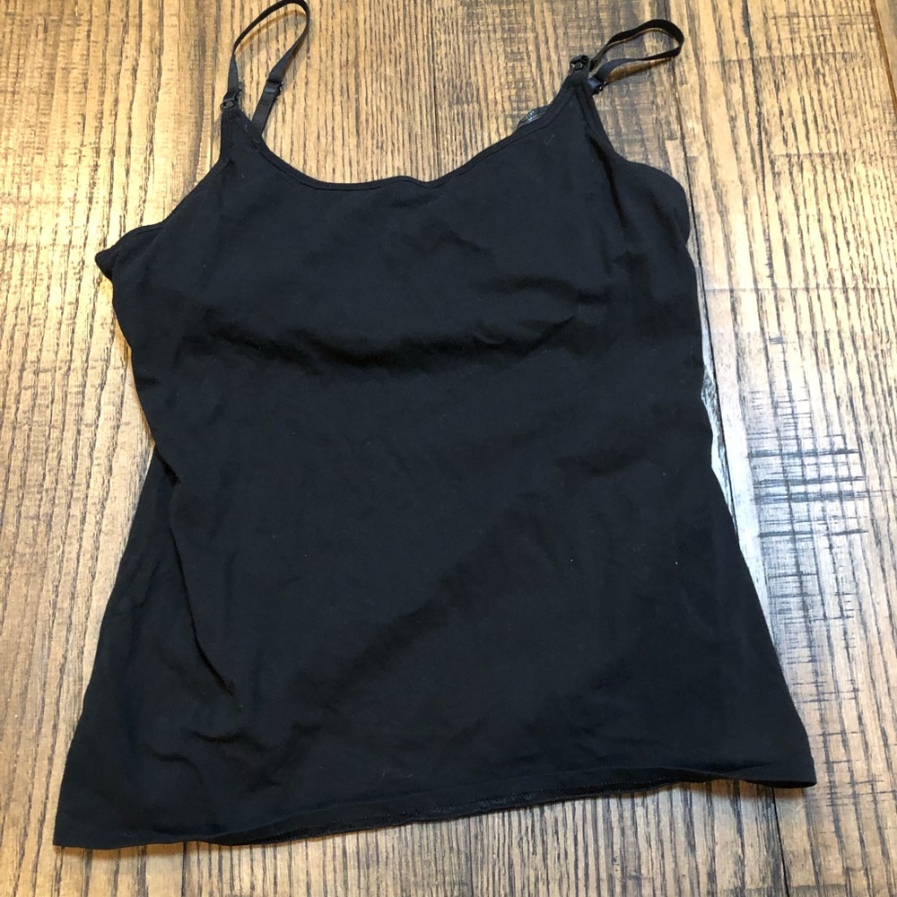 Maternity/nursing tank top